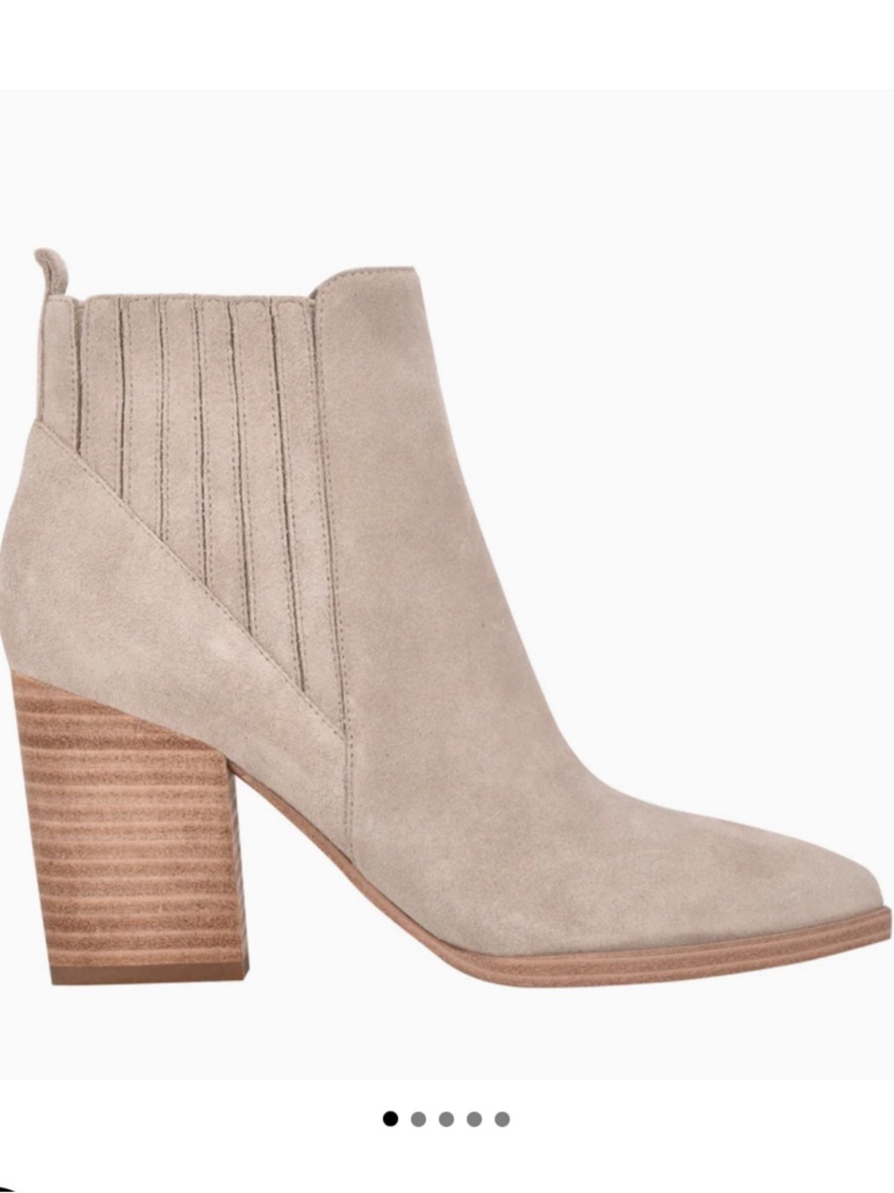 NWT Marc Fisher Alva Pointy Toe Leather Bootie